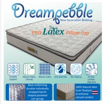 Dreampebble Pro Latex NF10 Pillow-top Mattress